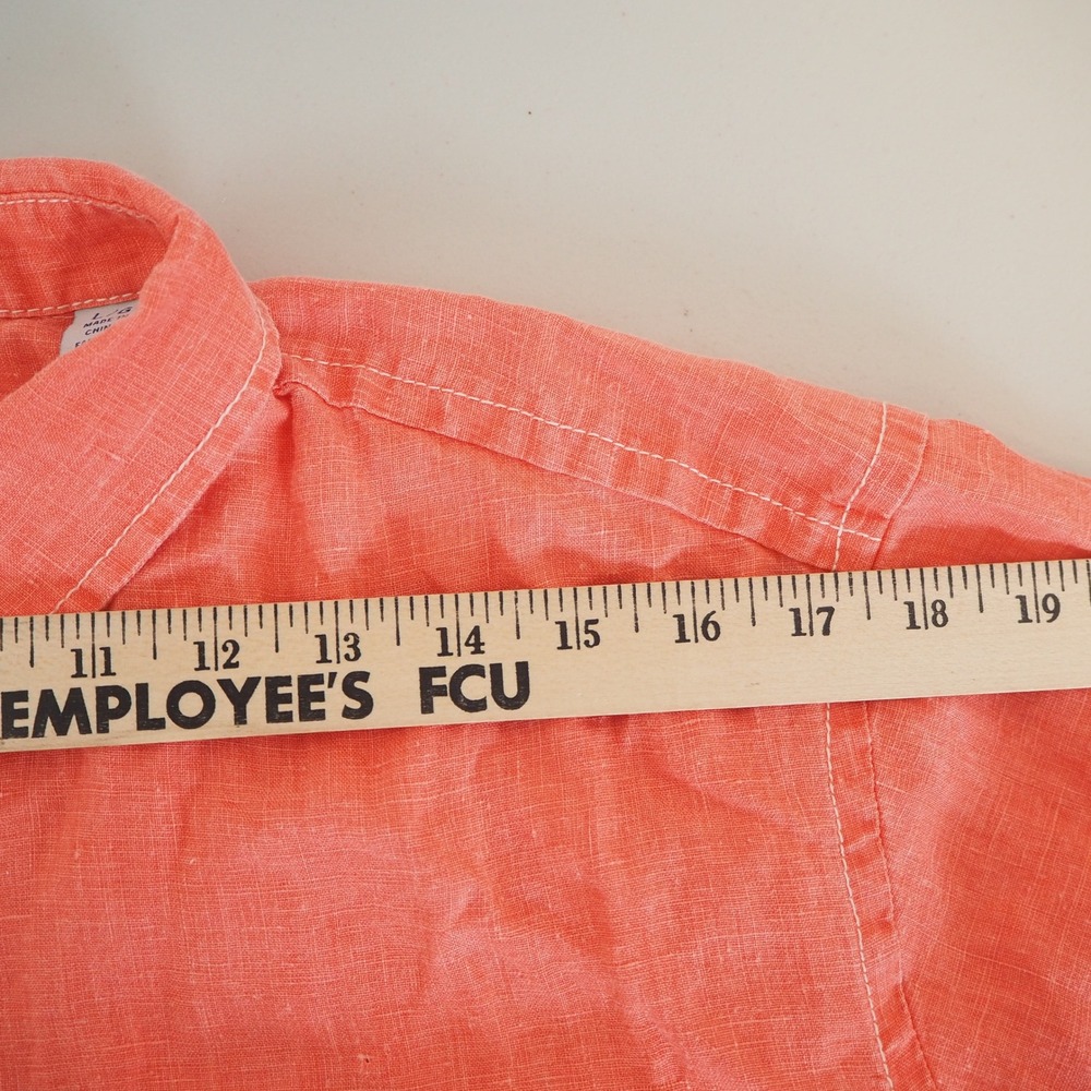 Tommy Bahama Men's 100% Linen Button Down Shirt Size Large Beach Vacation Resort - Picture 4 of 12